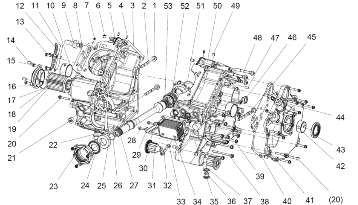 Kurbelgehäuse Kurbelgehäuse