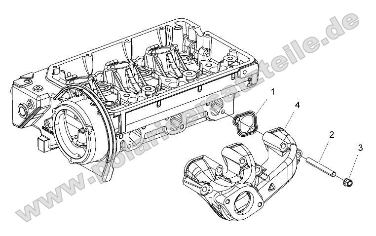 Engine, Exhaust Manifold Engine, Exhaust Manifold
