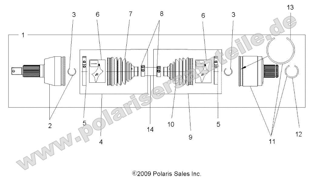 Drive Train, Drive Shaft, Rear Drive Train, Drive Shaft, Rear