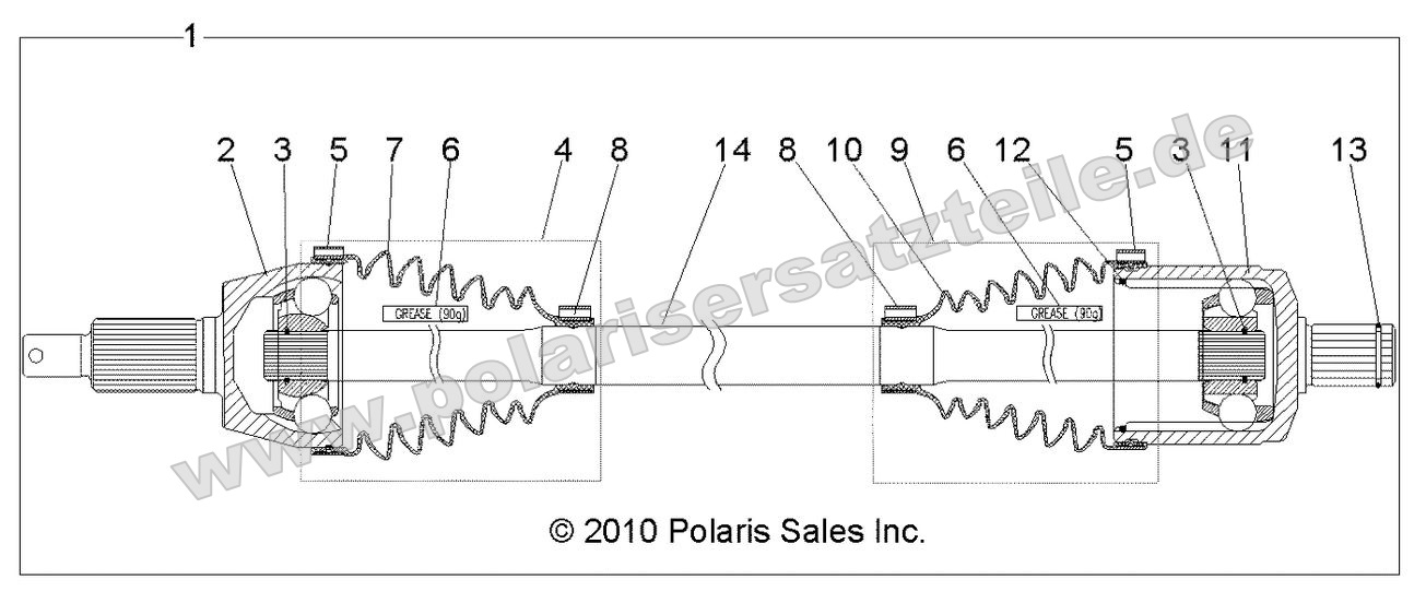 Drive Train, Front Drive Shaft