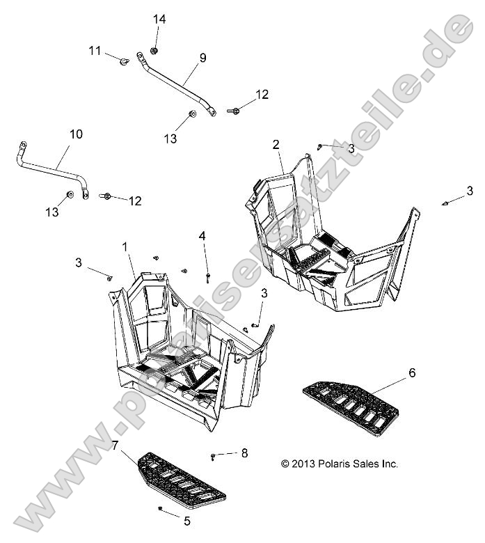 Body, Footwells Body, Footwells