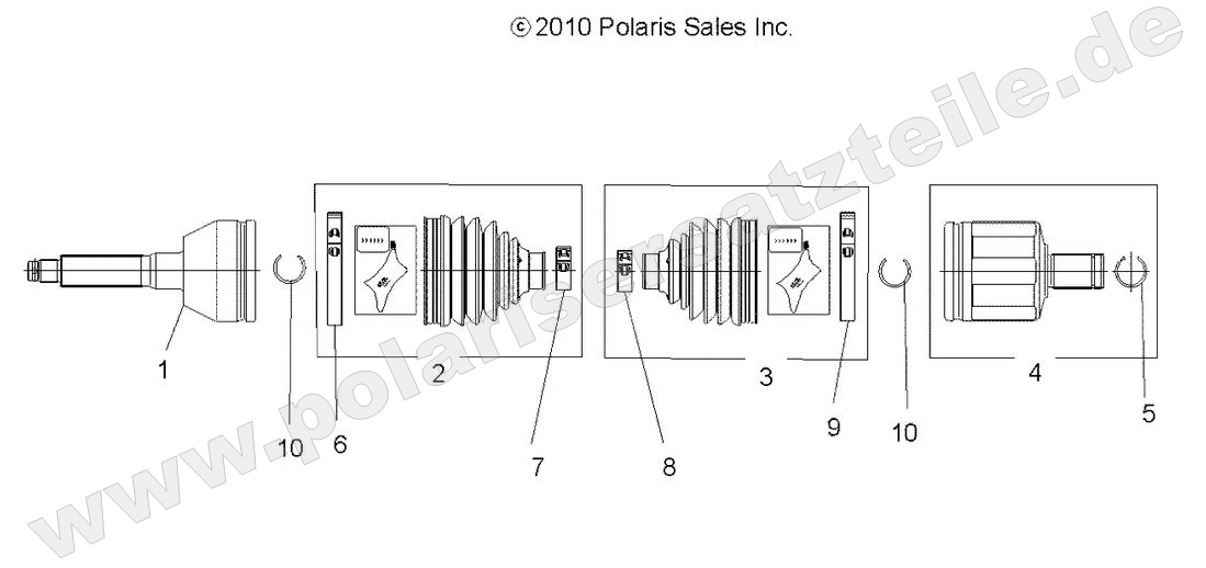 DRIVE TRAIN, FRONT DRIVE SHAFT DRIVE TRAIN, FRONT DRIVE SHAFT