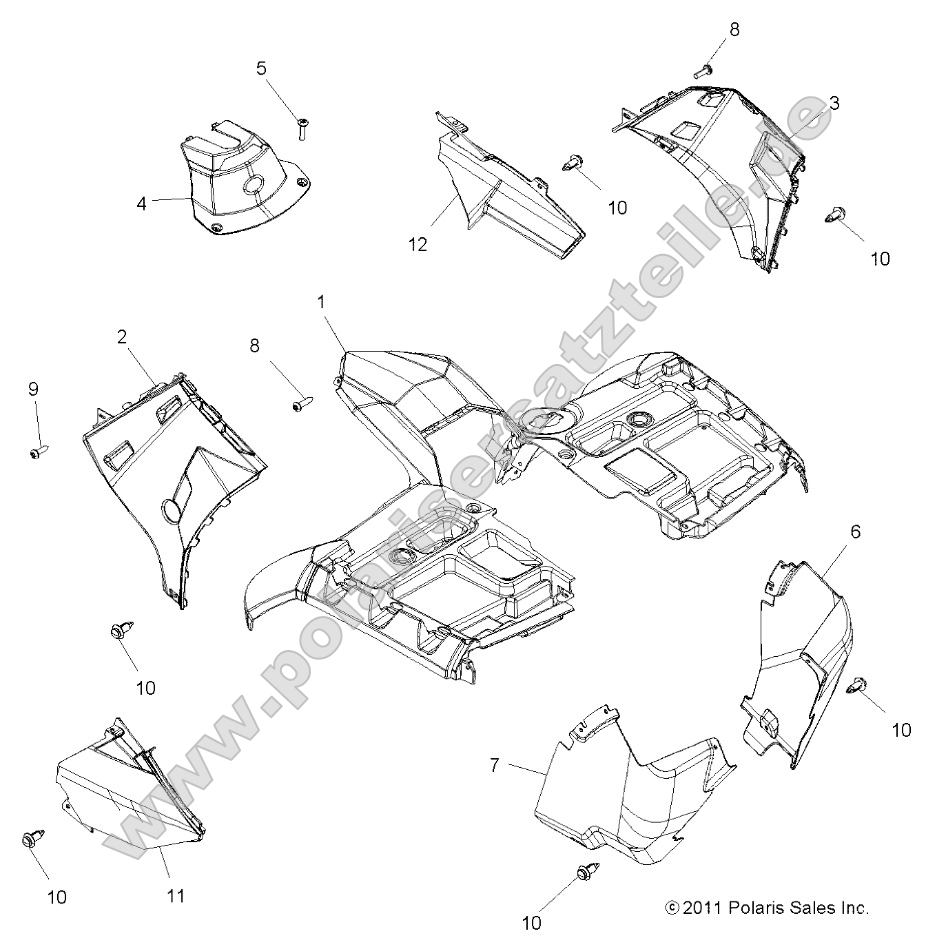 Body, Front Cab Body, Front Cab