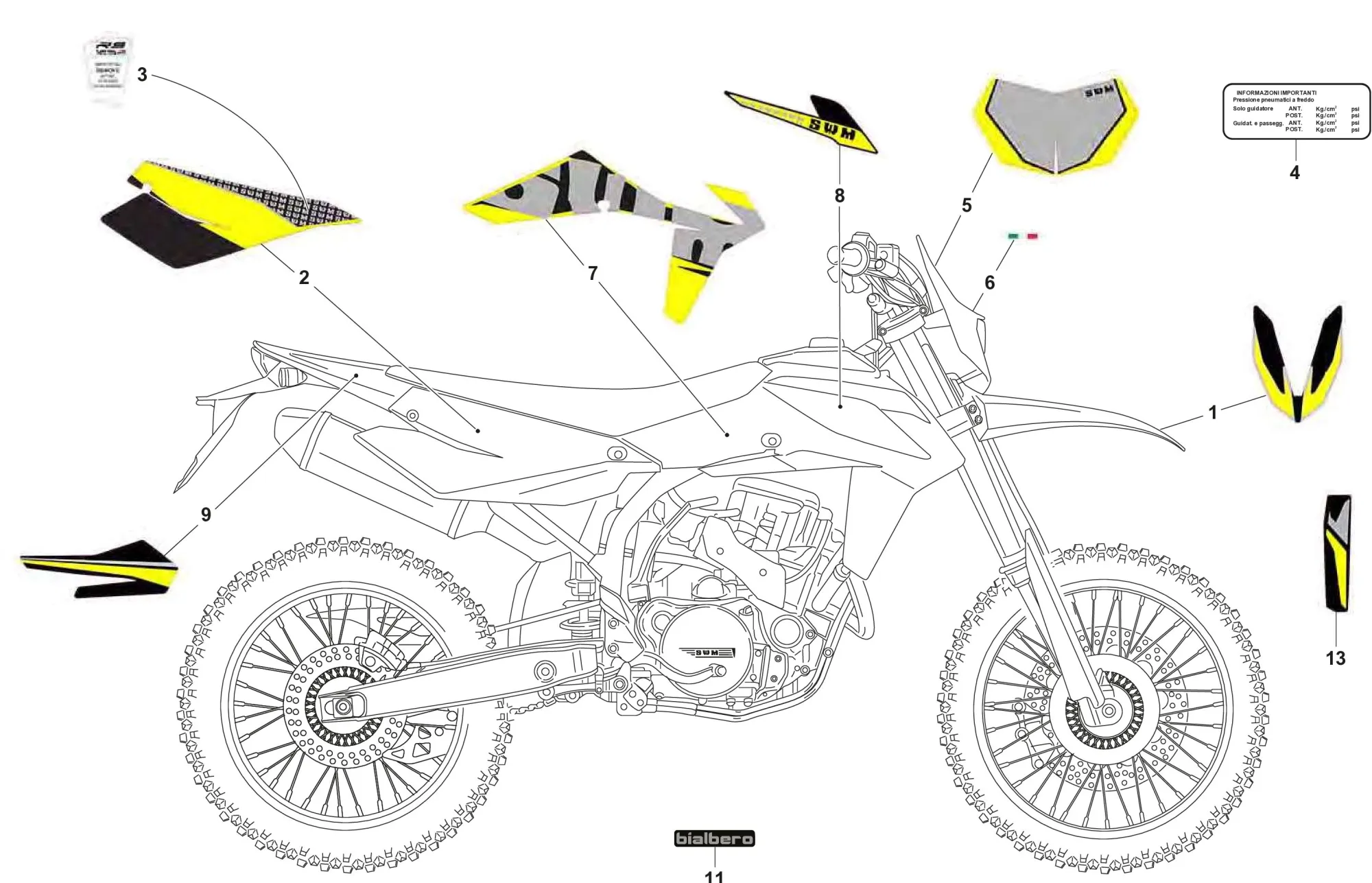 Aufkleber RS 300 Aufkleber RS 300