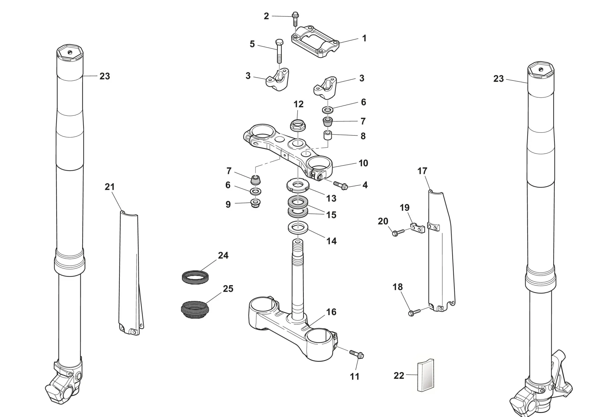 Gabel / Gabelbrücke SM 500