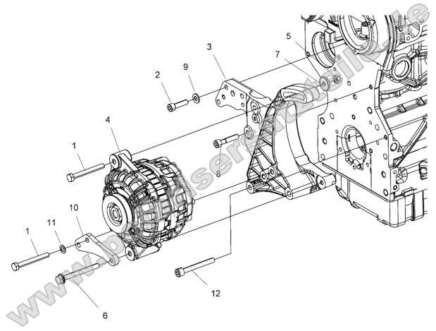 Engine, Alternator Engine, Alternator