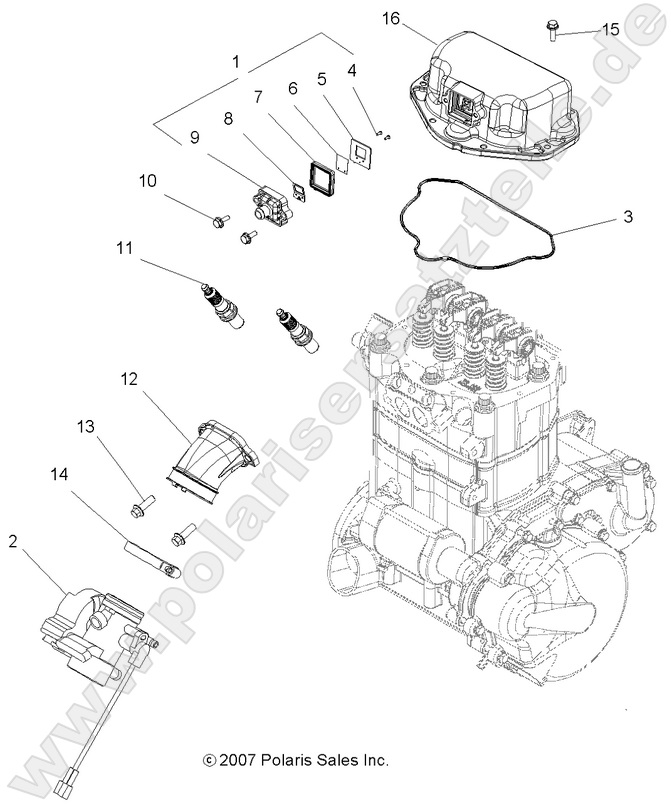 ENGINE, THROTTLE BODY MOUNTING