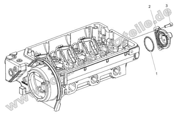 Engine, Cover, 3rd PTO