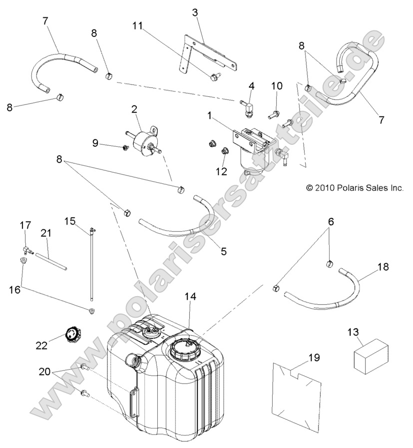 Body, Fuel Tank Asm. Body, Fuel Tank Asm.