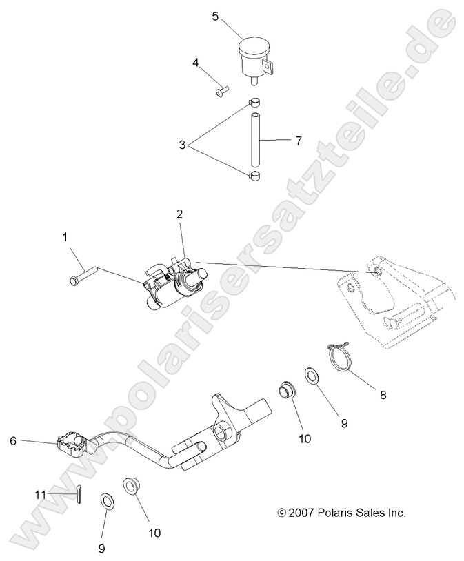 BRAKES, BRAKE PEDAL and REAR MASTER CYLINDER