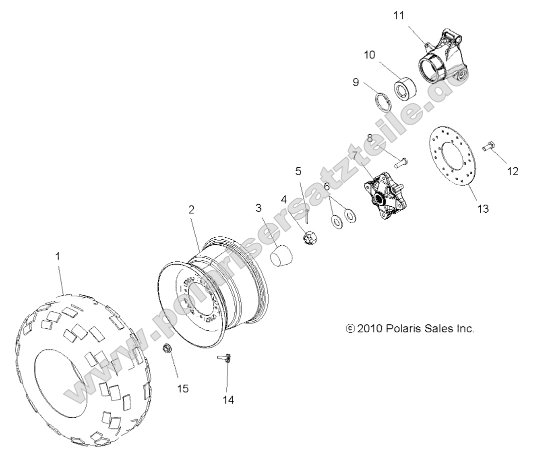 Wheels, Rear Tire and Brake Disc Wheels, Rear Tire and Brake Disc