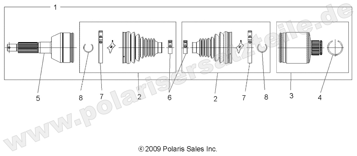 DRIVE TRAIN, REAR DRIVE SHAFT DRIVE TRAIN, REAR DRIVE SHAFT