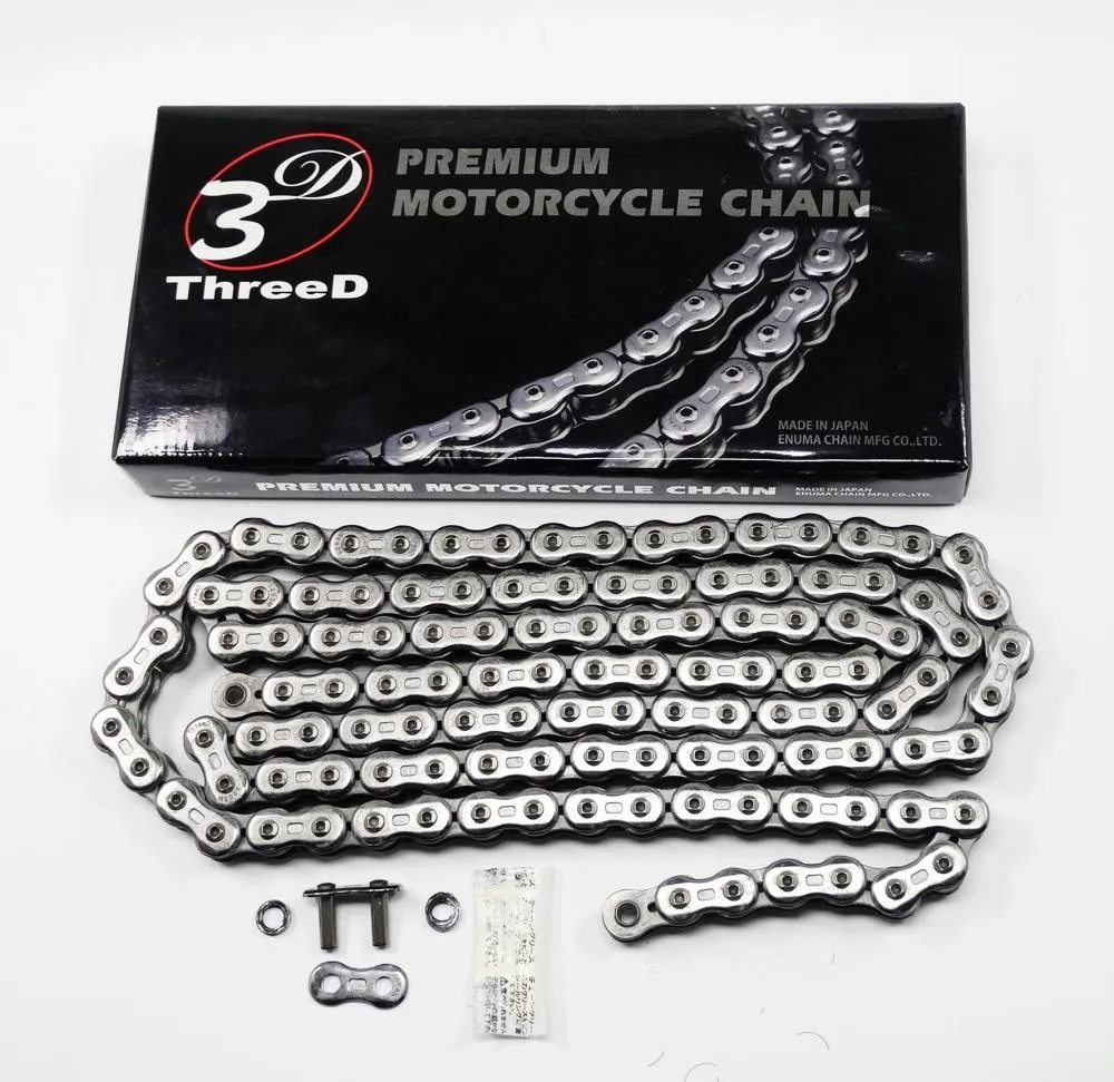 3D_Kette_520er_SM_120_Glieder Enuma 3D Kette 520 SM X-Ring verstärkt Chrom 120 Glieder Niet Schloß