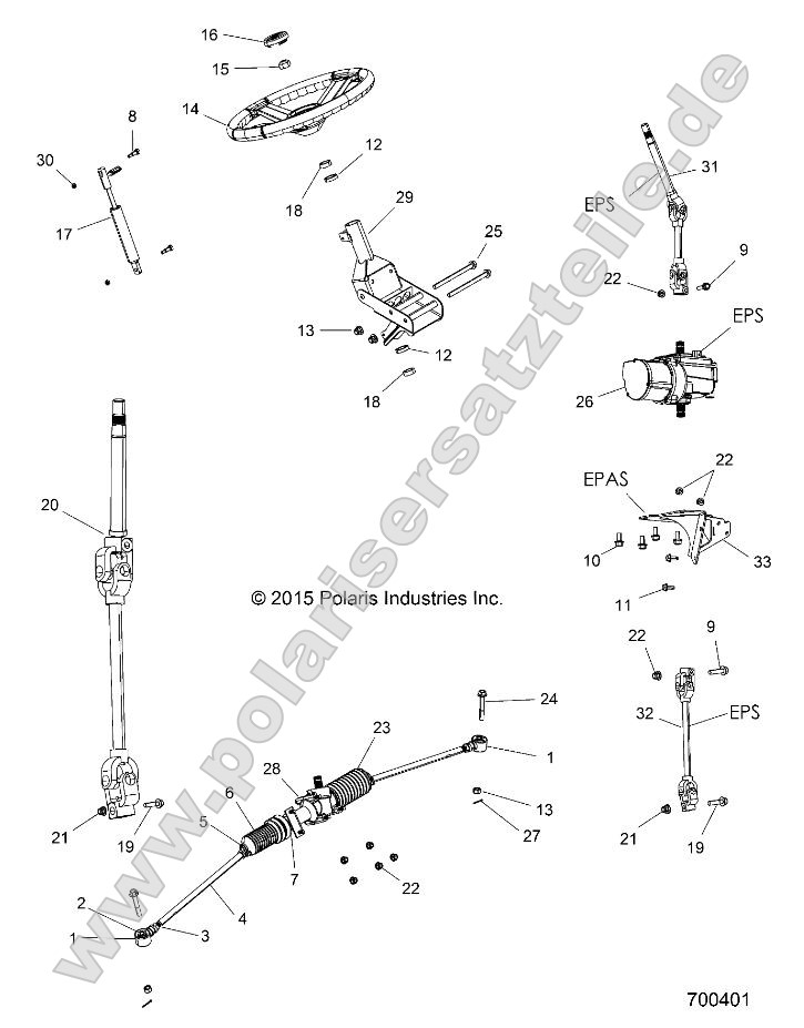 Steering, Steering Asm.