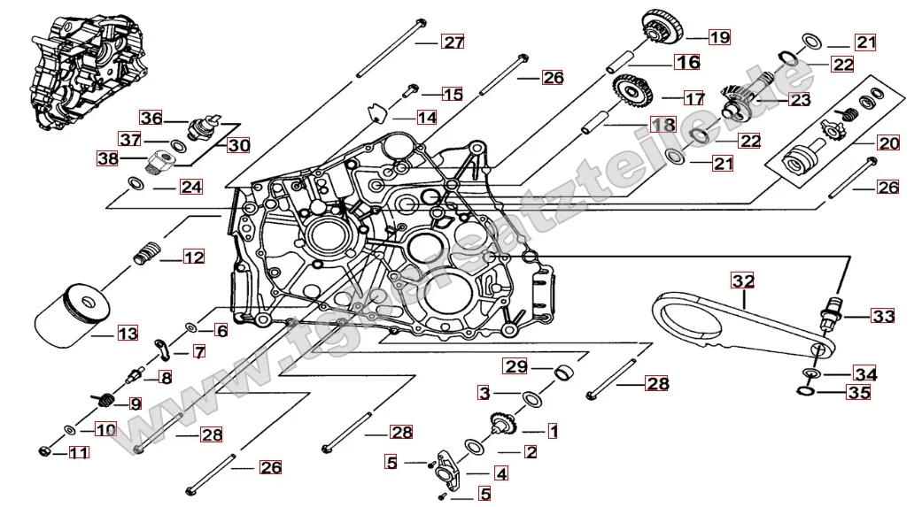 Motorgehäuse links (1)