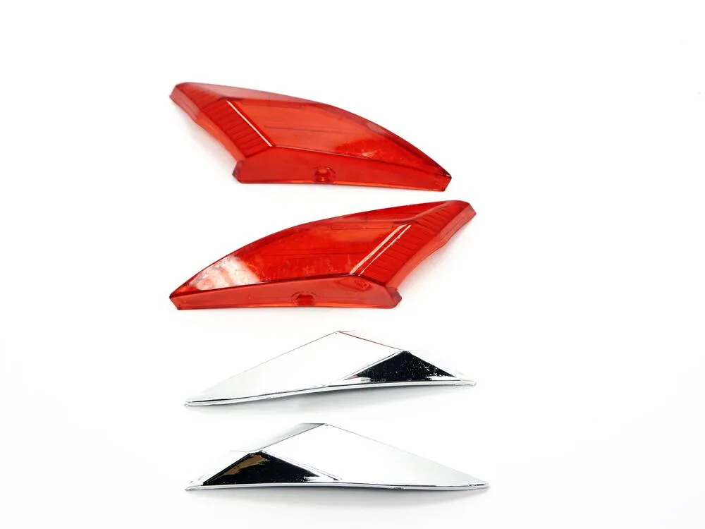 Givi Reflektor rot für Dekorleiste mit Bremslichthalterung - verchromt