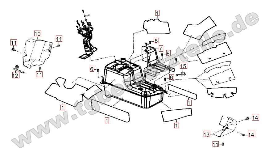Hitscheschutz für Benzintank