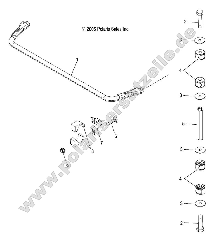 Suspension, Rear Stabilizer Bar Suspension, Rear Stabilizer Bar