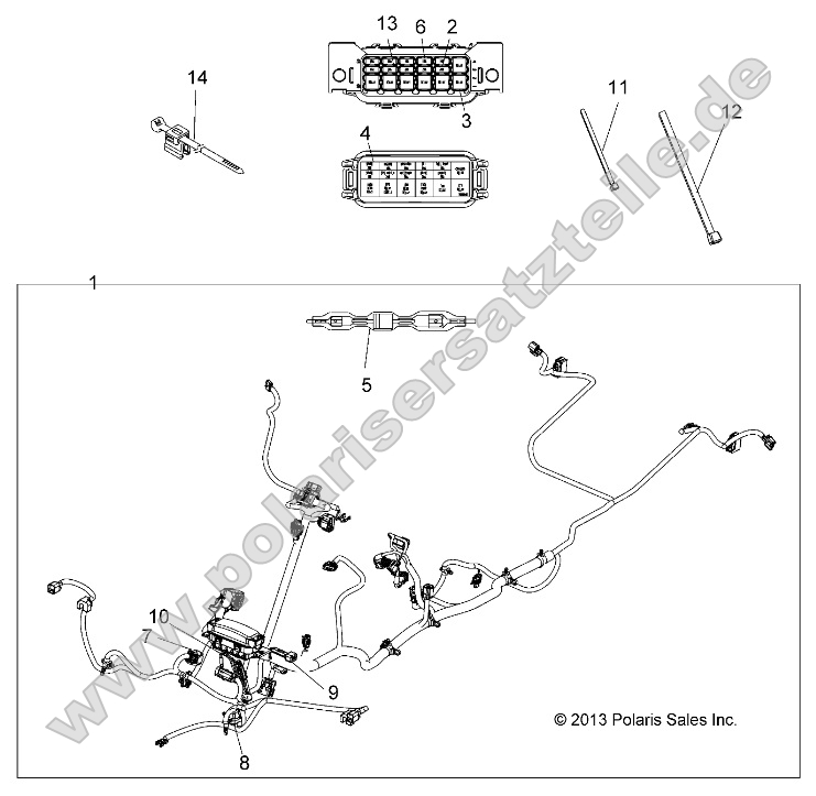 Electrical, Main Wire Harness