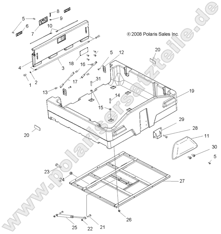 BODY, DUMP BOX BODY, DUMP BOX