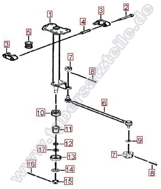 Lenksäule-Spurstange
