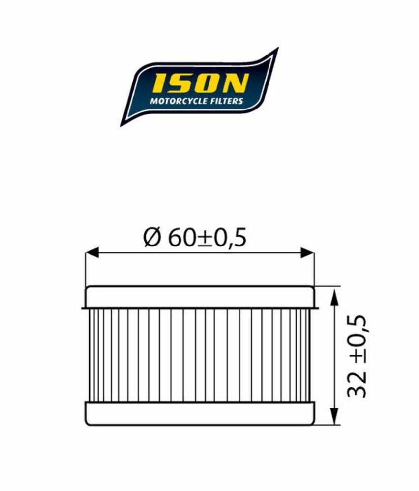 ISON Ölfilter 136 Beta MASH Suzuki
