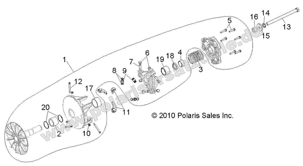Drive Train, Primary Clutch