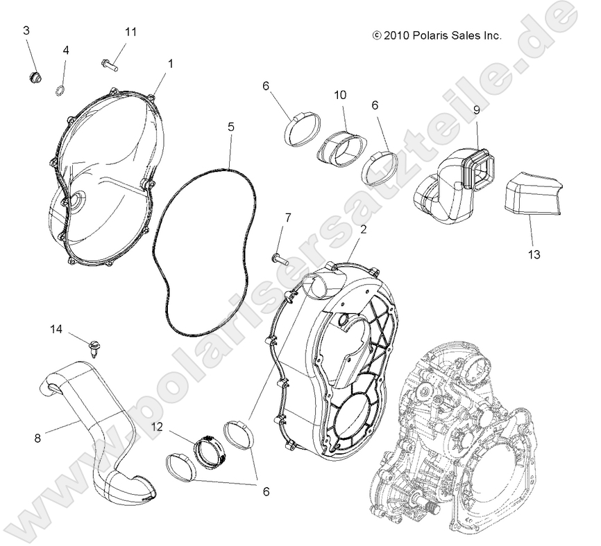 BODY, CLUTCH COVER BODY, CLUTCH COVER