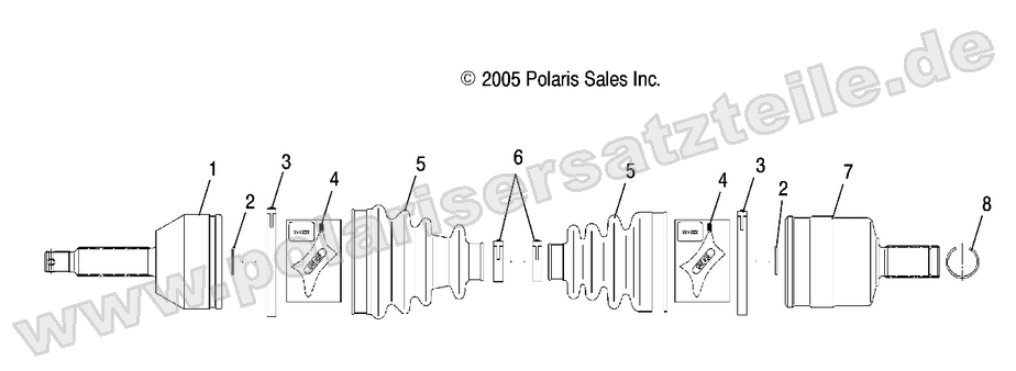 Drive Shaft, Rear, LH, RH Drive Shaft, Rear, LH, RH