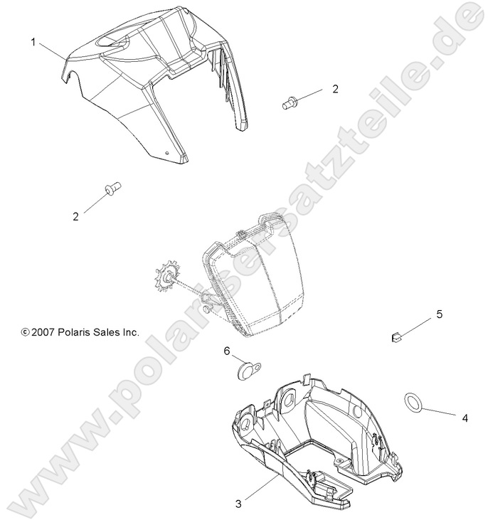 BODY, HEADLIGHT POD BODY, HEADLIGHT POD