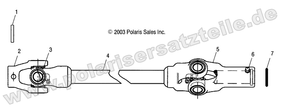 FRONT PROP SHAFT 4x4 FRONT PROP SHAFT 4x4