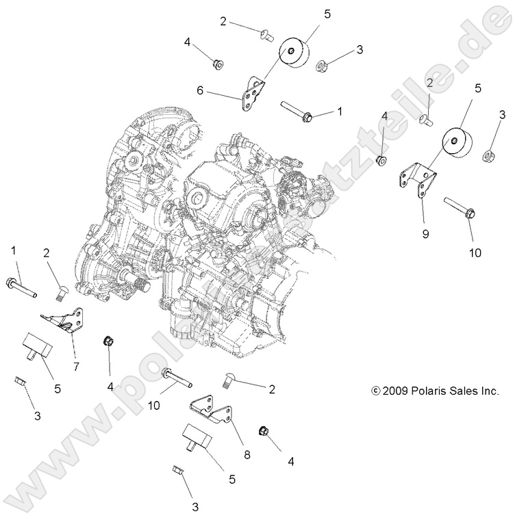 ENGINE, MOUNTING ENGINE, MOUNTING