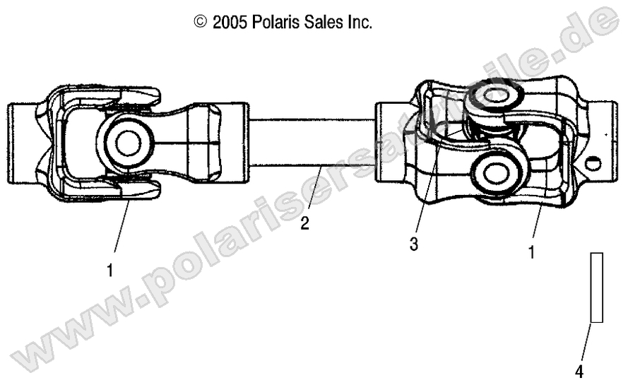 PROP SHAFT, REAR PROP SHAFT, REAR