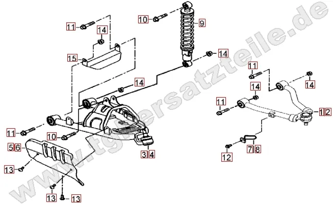 Federbein vorne Federbein vorne