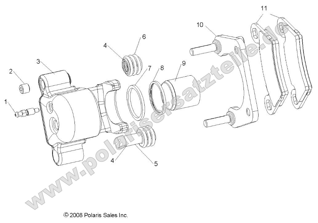 Brakes, Rear Caliper Brakes, Rear Caliper