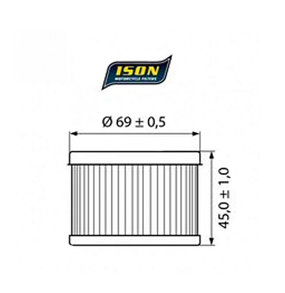 ISON Ölfilter 111 Honda TRX 400 500 650 680 Foreman Rancher Rubicon Rincon