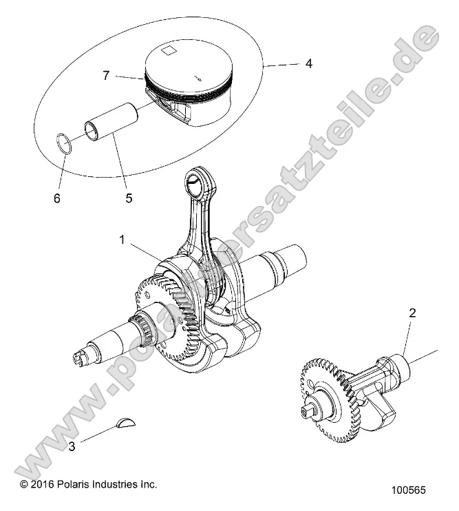 Engine, Crankshaft, Piston and Balance Shaft Engine, Crankshaft, Piston and Balance Shaft