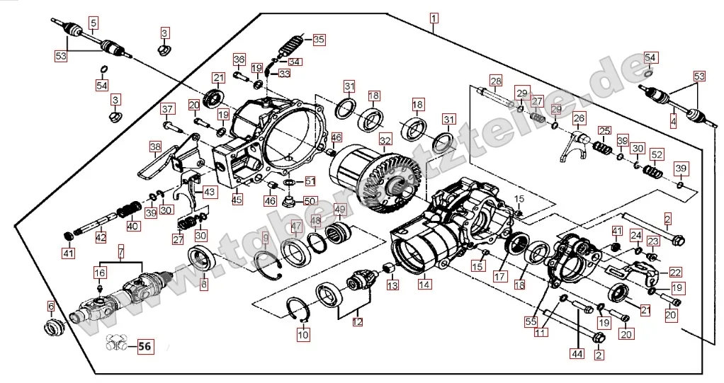 Differenzial vorne Differenzial vorne
