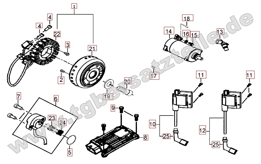 Lichtmaschine - Anlasser