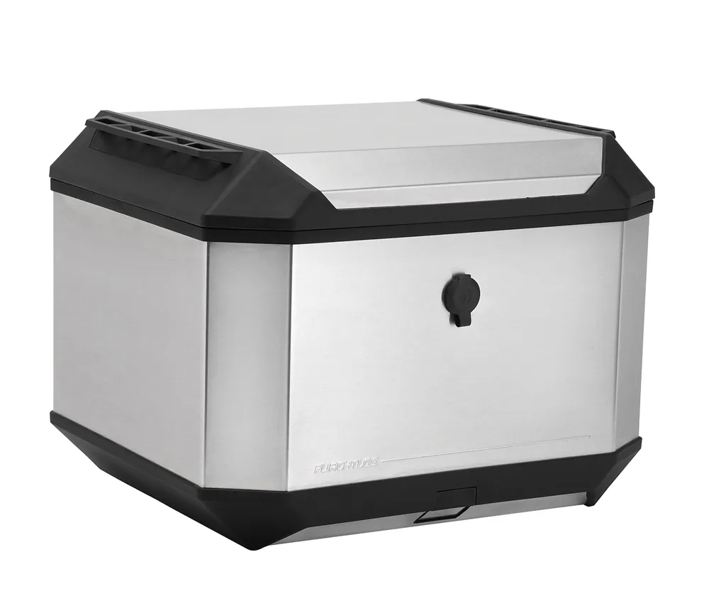 Furchtlos RANGER Basic Alu Topcase Aero - 50 Liter - Aero Aluminium Furchtlos RANGER Basic Alu Topcase Aero - 50 Liter - Aero Aluminium