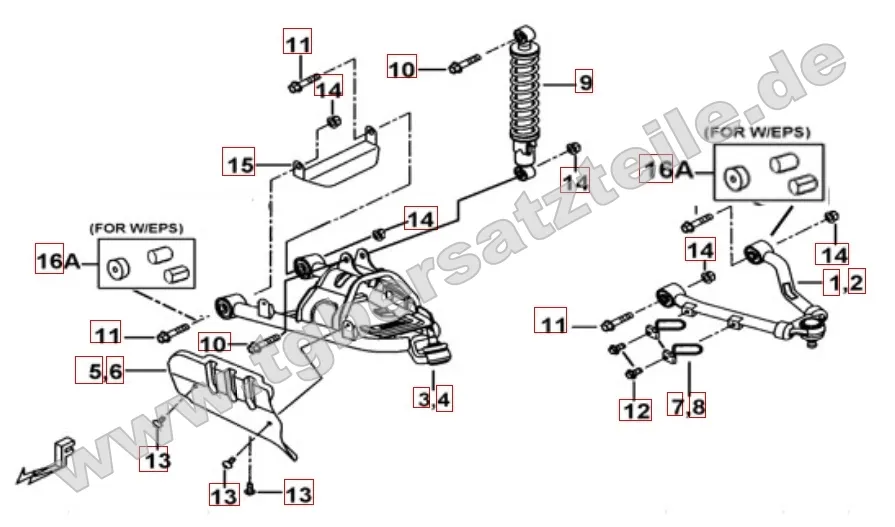 Federbein vorne Federbein vorne