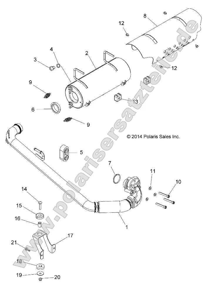 Engine, Exhaust System Engine, Exhaust System