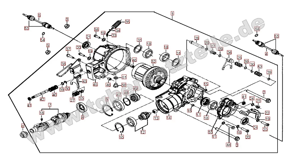 Differenzial vorne Differenzial vorne