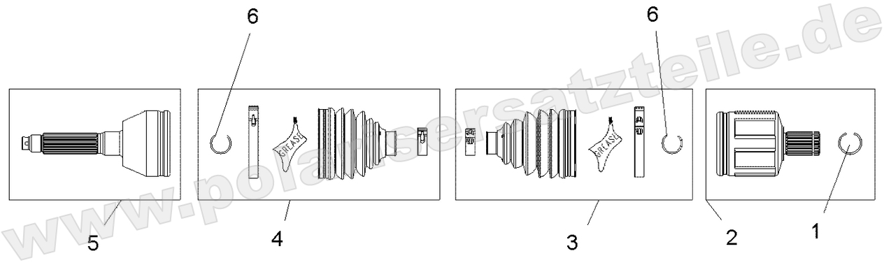 DRIVE TRAIN, FRONT DRIVE SHAFT