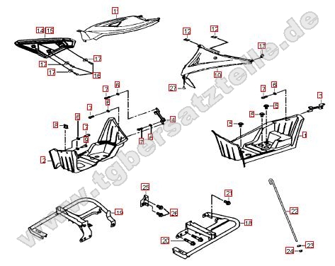 Seitenverkl.-Fußstütze