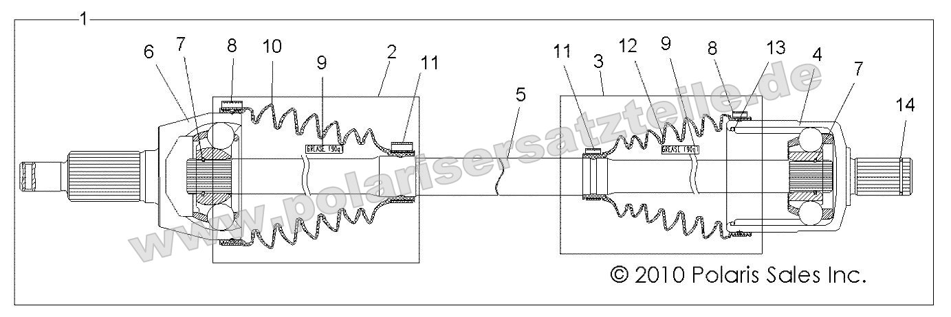 Drive Train, Front Drive Shaft
