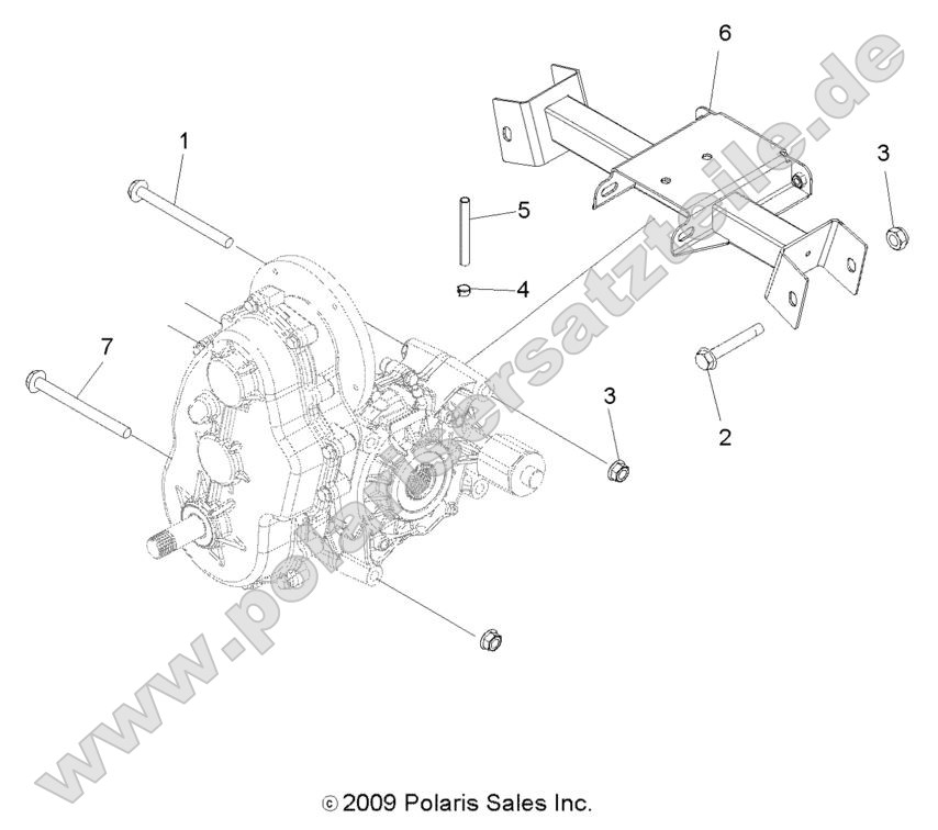 Drive Train, Main Gearcase Mounting Drive Train, Main Gearcase Mounting