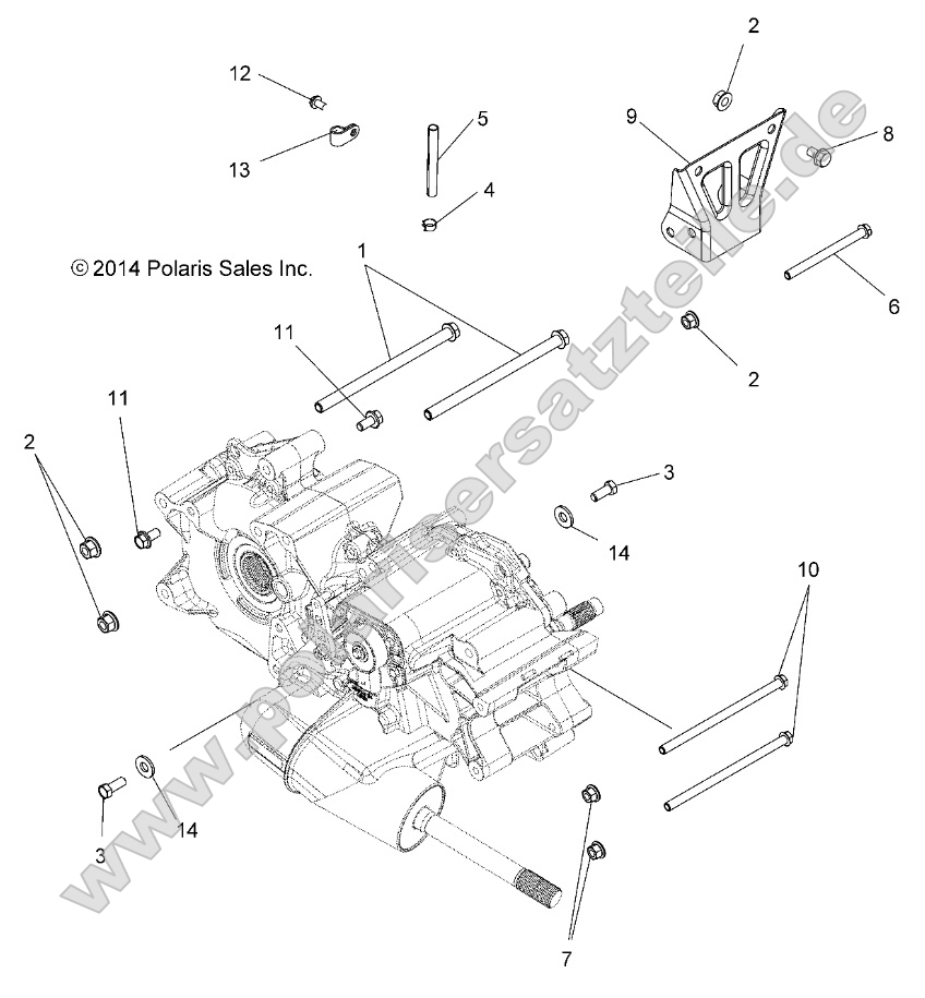 Drive Train, Main Gearcase Mounting Drive Train, Main Gearcase Mounting