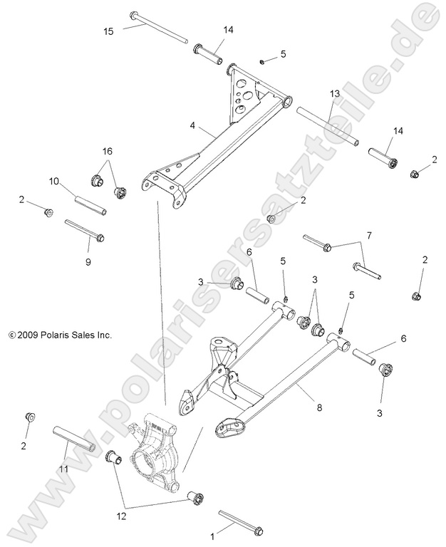 SUSPENSION, REAR SUSPENSION, REAR