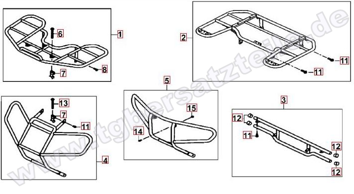 Gepäckträger vo. und hi.